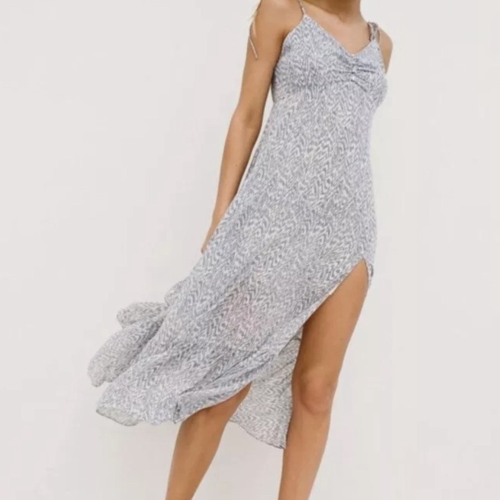 Urban Outfitters Sparklers Chiffon Midi Dress